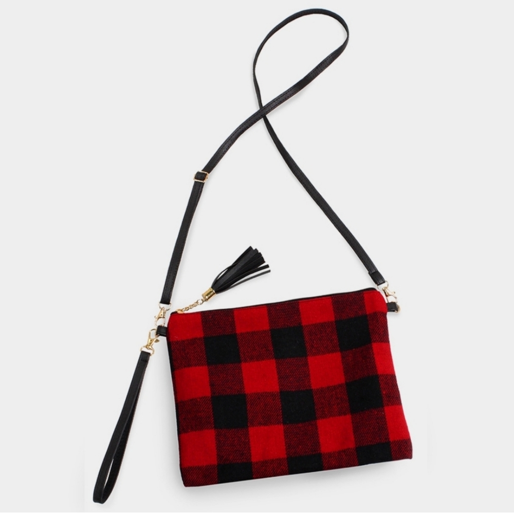 Plaid Crossbody Bag
